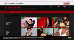 Desktop Screenshot of live-webcambabes.com